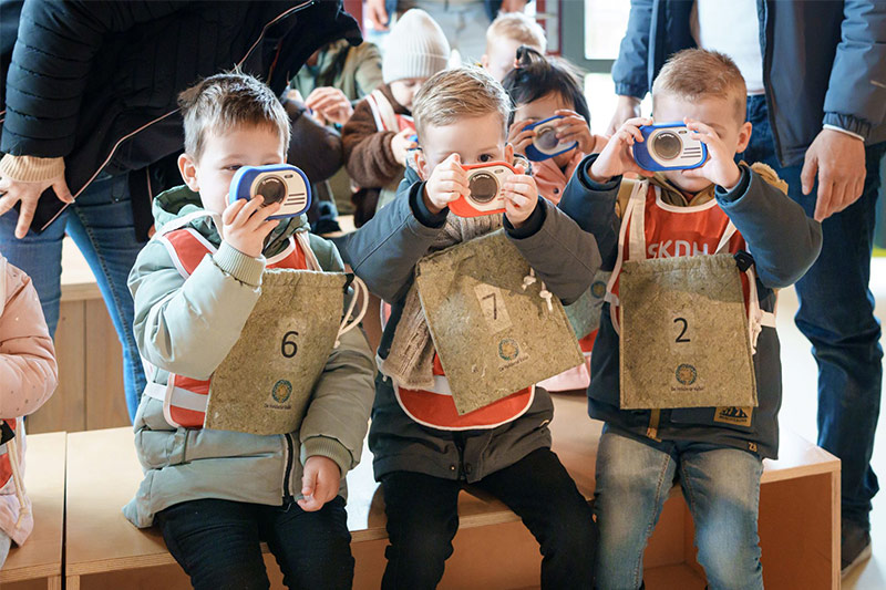 Natuurfotografie voor peuters Monter Kinderopvang bij de Helderse Vallei
