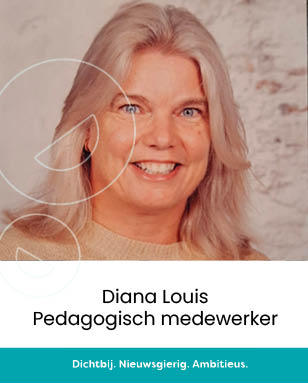 Foto Diana Louis op pagina medewerkers vertellen